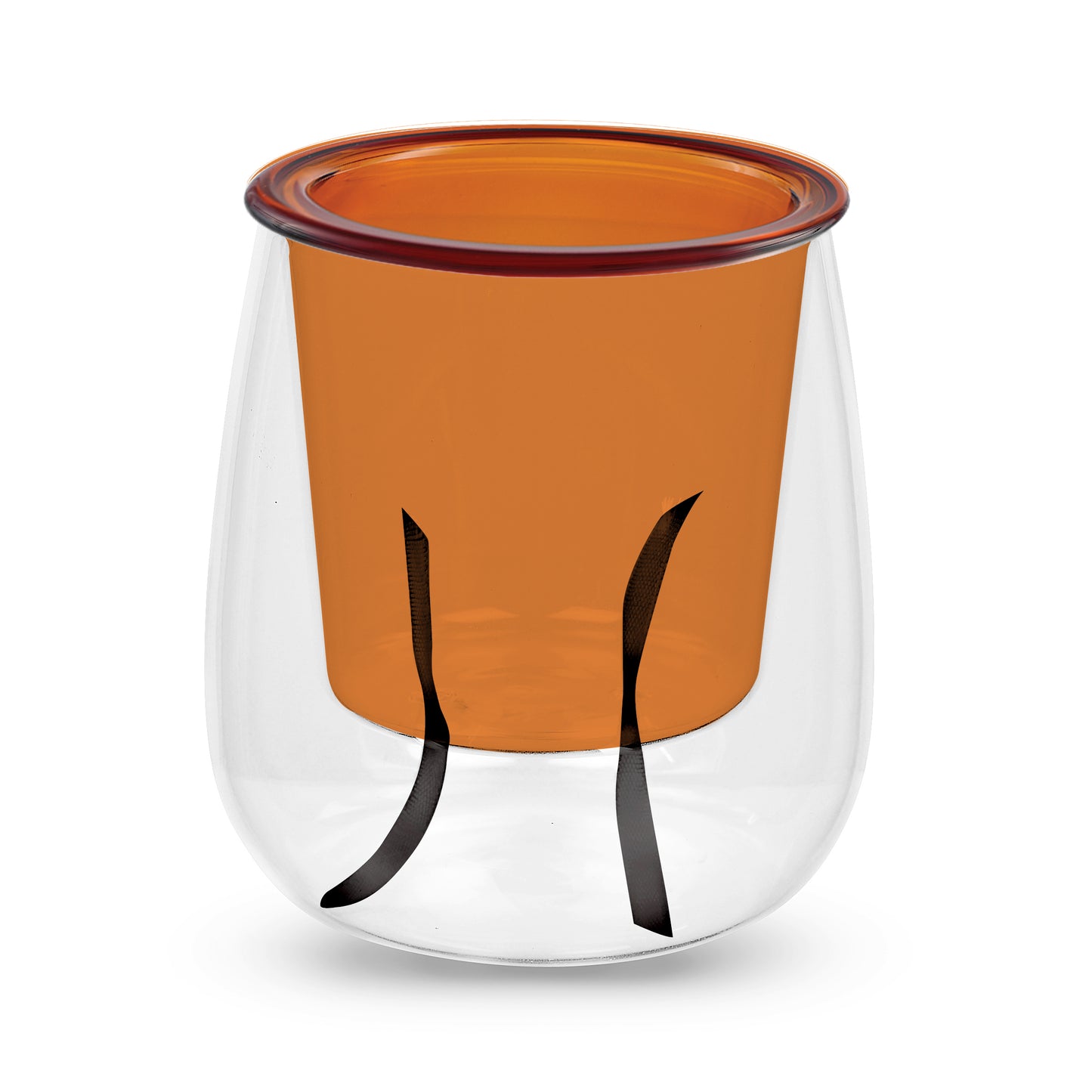 Large Self-watering Glass Pot