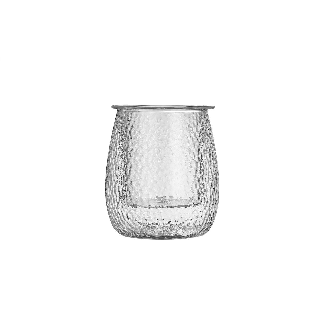 Mini 'Frost' Self-watering Glass Pot