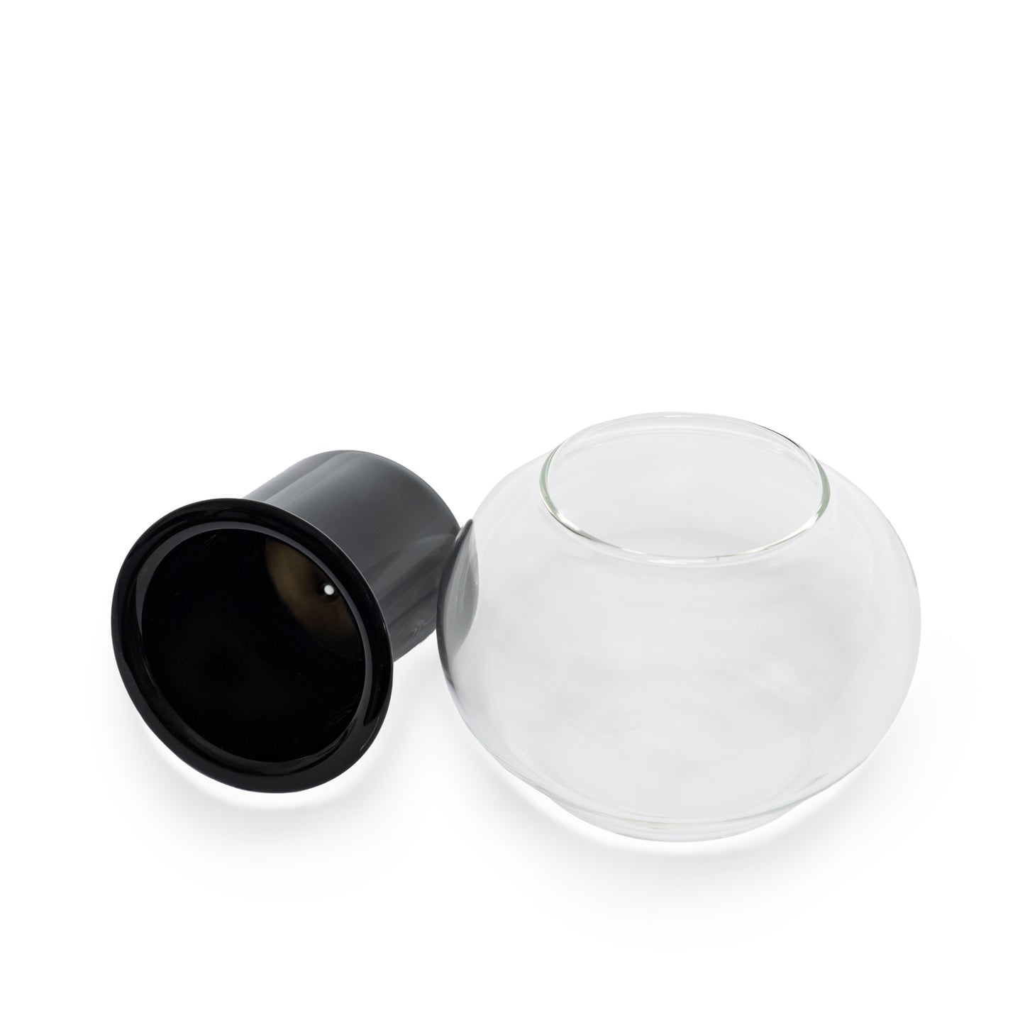 Small Self-watering Glass Pot