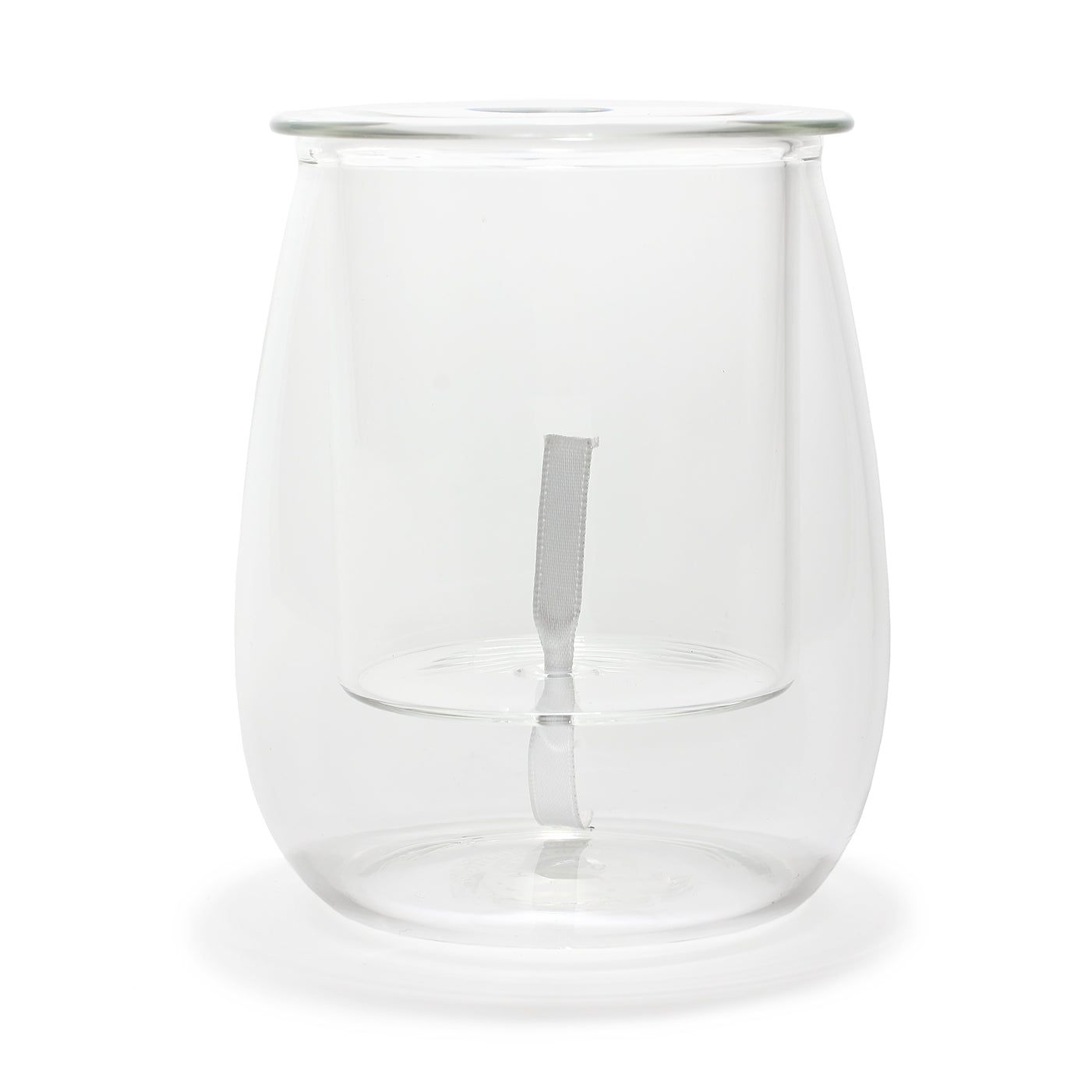 Mini Self-watering Glass Pot (Clear)