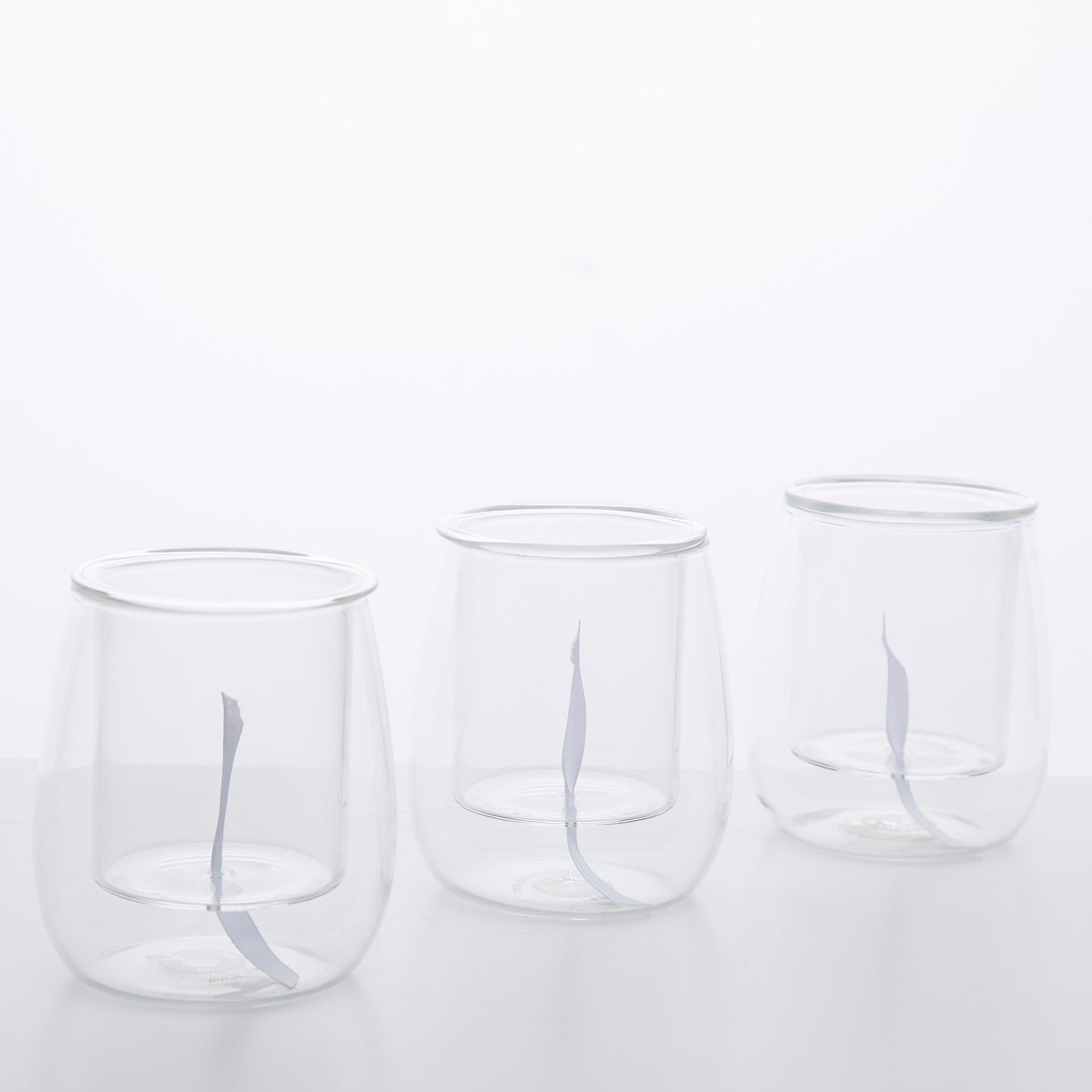 Mini Self-watering Glass Pot (Clear)