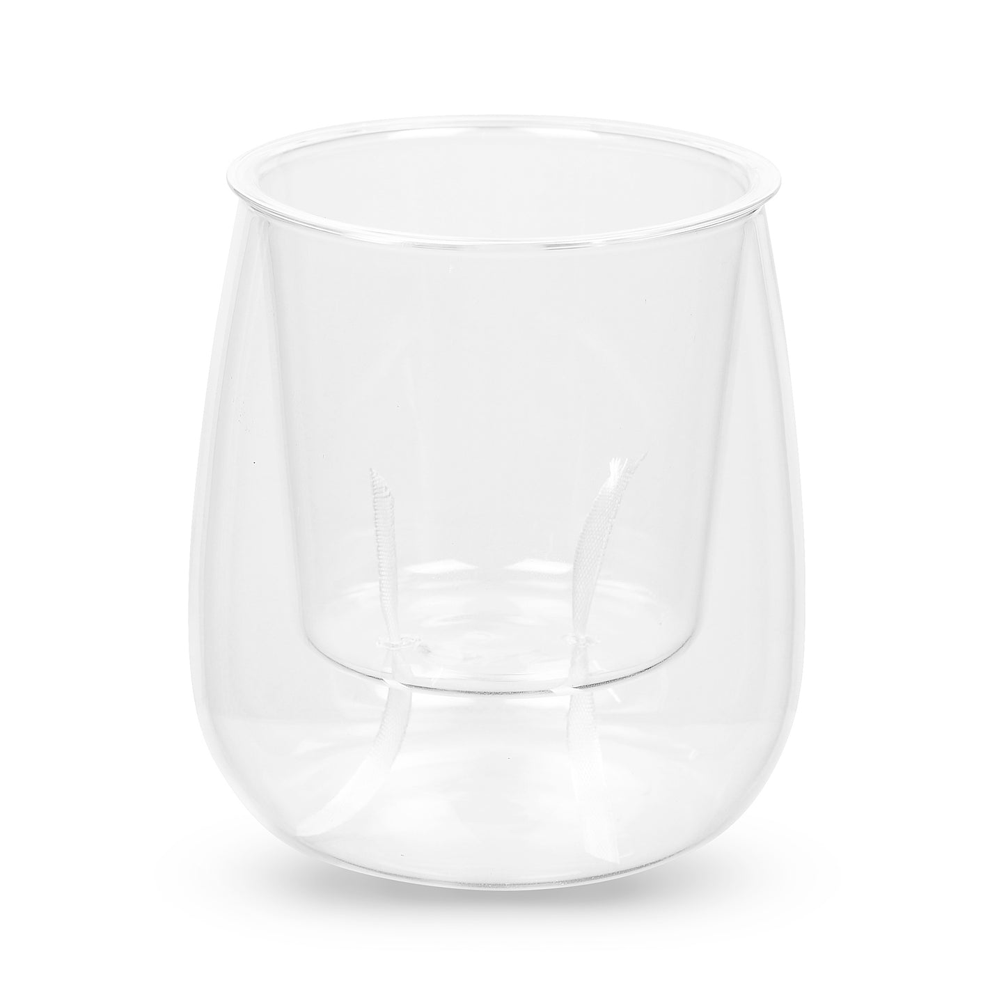 Large Self-watering Glass Pot