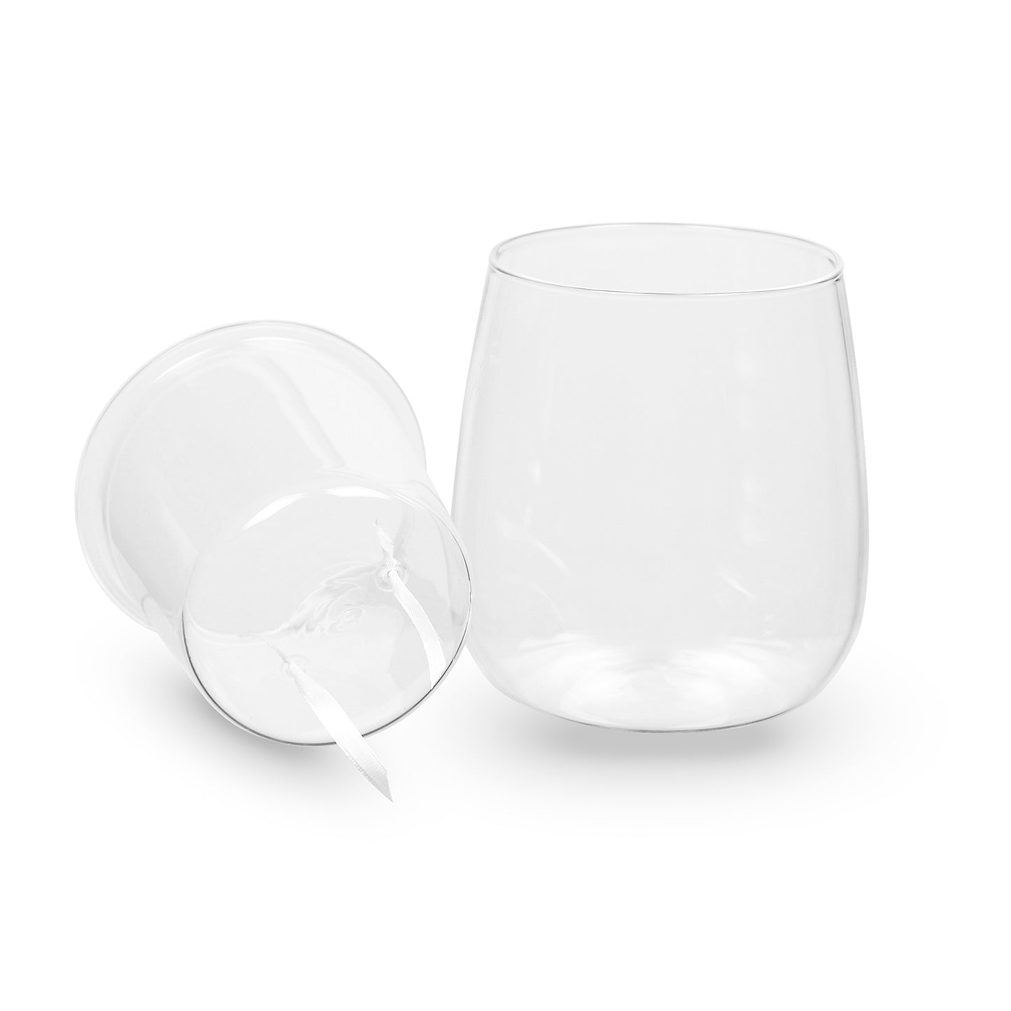 Large Self-watering Glass Pot