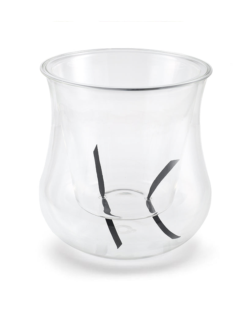 X-Large Self-watering Glass Pot