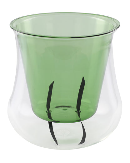 X-Large Self-watering Glass Pot